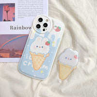 Ice Cream Bunny iPhone Case CLOUDANIMESTUDIO