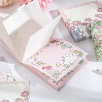 Flower Bunny Memo Pads
