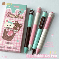 Kawaii Cupcake Cuties Gel Pens 4PCS CLOUDANIMESTUDIO