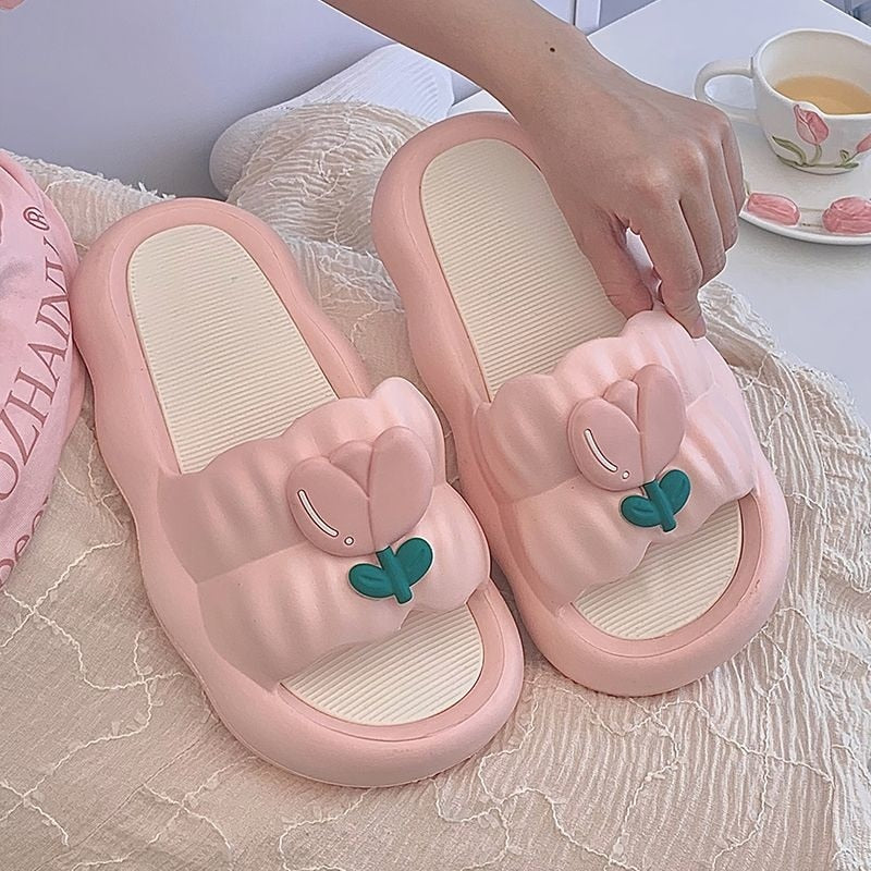 Comfy Flower Slippers