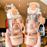 Cute Capybara Water Bottles