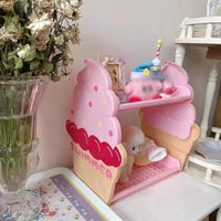 Ice Cream Double Layer Storage Shelf