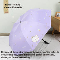 Kawaii Bear Pastel Umbrella