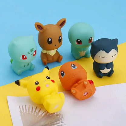 6 Pcs Pokemon Bath Toys – Fun Water Play for Kids