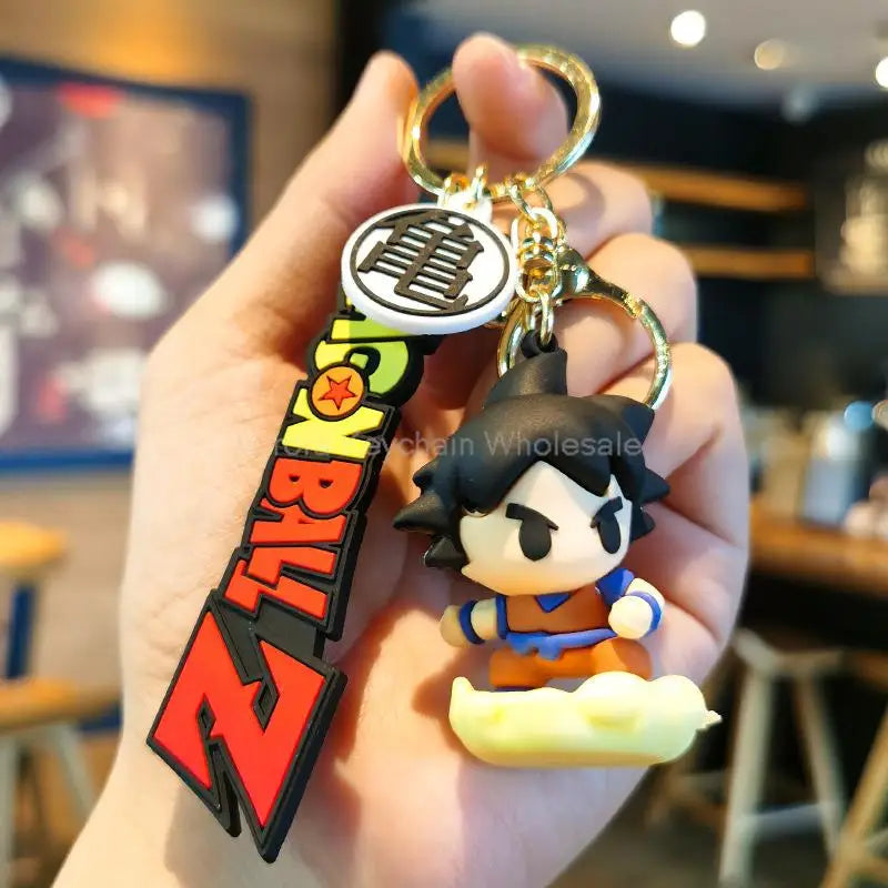 Dragon Ball Z Key Chains Anime Series Car Pendant Keyring Kids Accessories Gifts