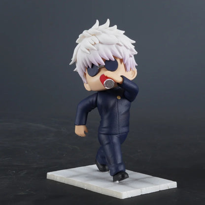 Geto Suguru & Satoru Gojo Mini Chibi Action Figure, Anime Jujutsu Kaisen Figurines PVC Statue