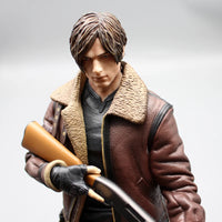 Leon Scott Kennedy Zombie Hunter Anime Figurine, Resident Evil 4 Action Figure PVC Statue 33 CM