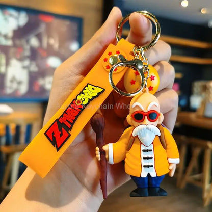 Dragon Ball Z Key Chains Anime Series Car Pendant Keyring Kids Accessories Gifts