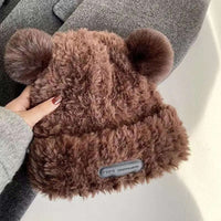 Cute Bear Ears Beanie CLOUDANIMESTUDIO