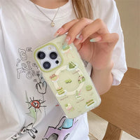 Kawaii Matcha Cake Phone Grip