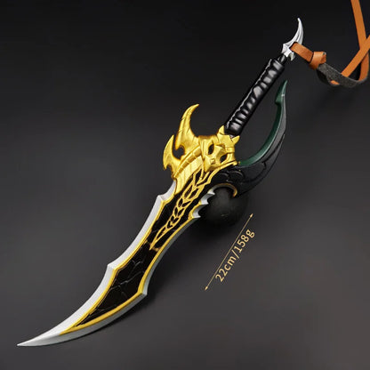 Solo Leveling Anime Manwha Sung Jinwoo Knight Killer Dagger Kasaka's Venom Fang Keychains Pendant