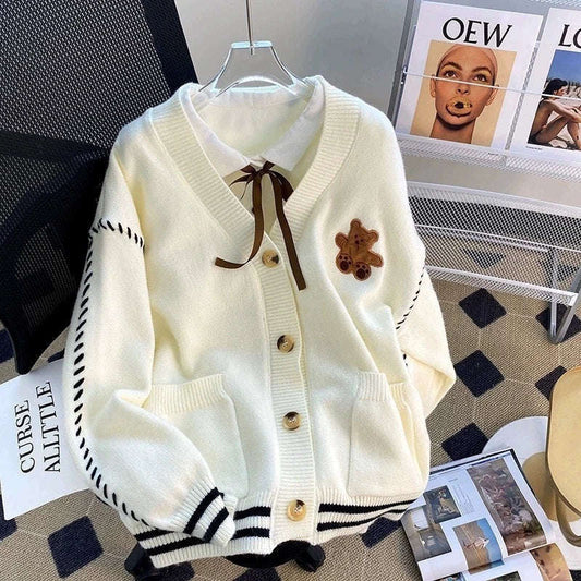 Sweet Teddy Bear Cardigan CLOUDANIMESTUDIO