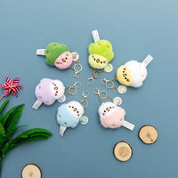 Kawaii Bird Plushie Pendant Keychain