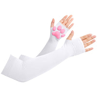 Thigh High Cat Paw Stockings & Arm Warmers