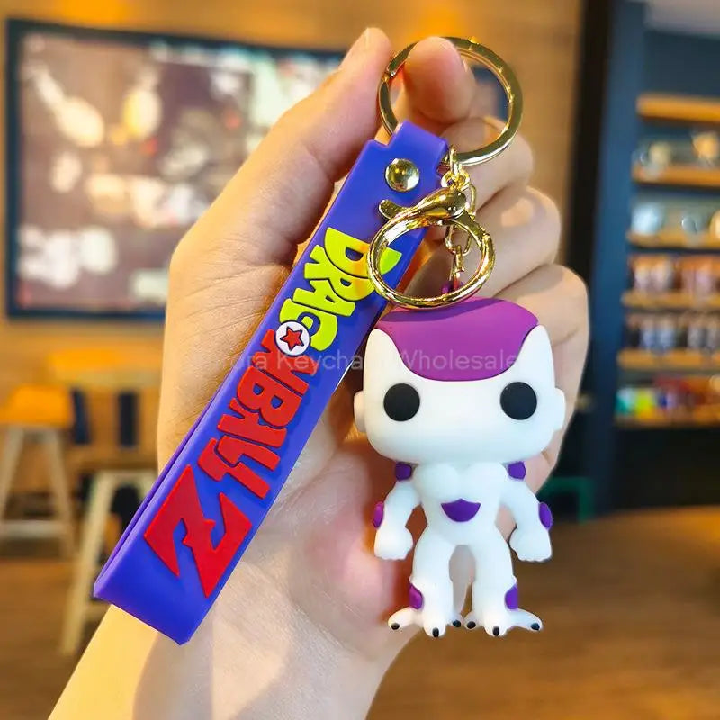 Dragon Ball Z Key Chains Anime Series Car Pendant Keyring Kids Accessories Gifts