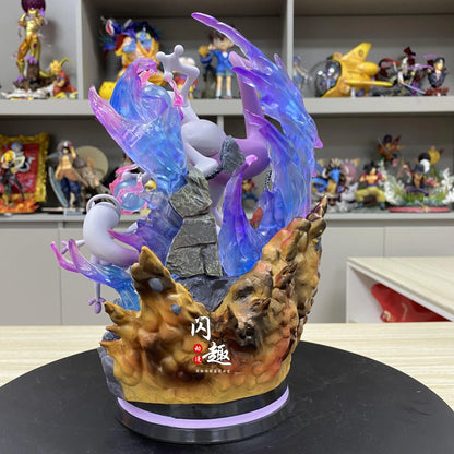 Pokemon Evolution LED Anime Figures, PVC Statue Model Toy Collections 20-35cm