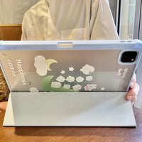 Flower Moon Bunny iPad Case