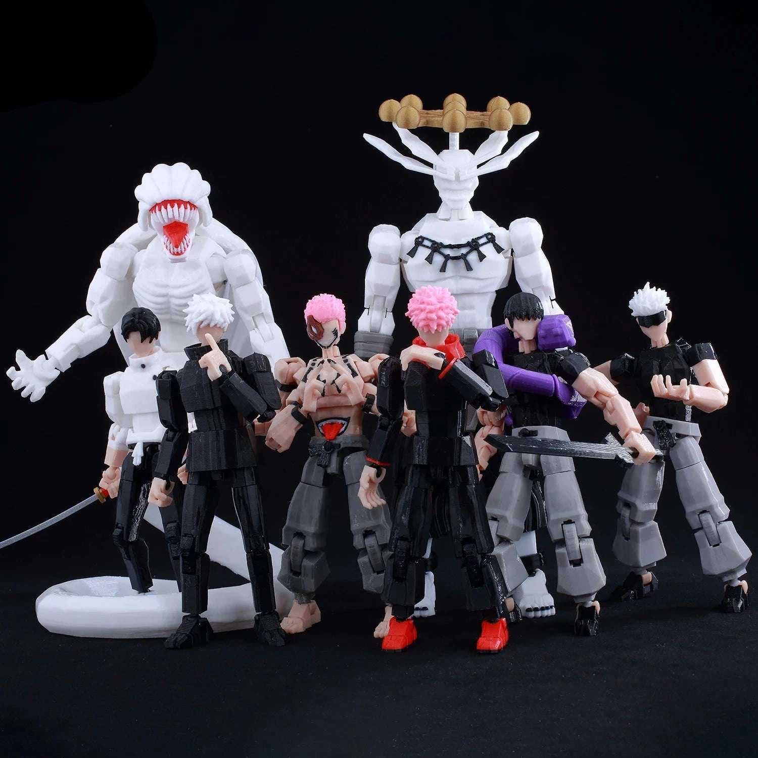 Jujutsu Kaisen 3D Printed Anime Figurine, Gojo Satoru Toji Yuji Sukuna Mahoraga Yuta CLOUDANIMESTUDIO