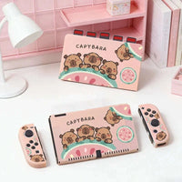 Kawaii Capybara Watermelon Switch Case CLOUDANIMESTUDIO