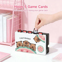 Kawaii Capybara Watermelon Switch Case CLOUDANIMESTUDIO
