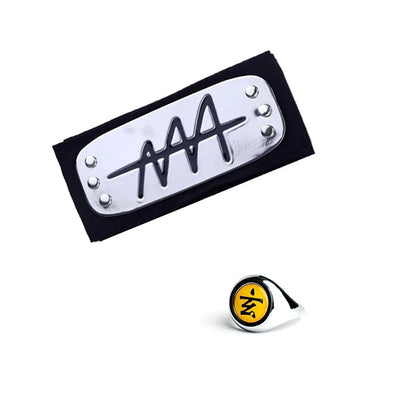 Naruto Shippuden Akatsuki Rings And Headbands Anime Cosplay Ring Accessories