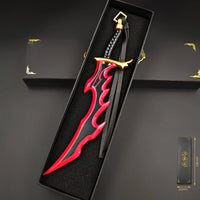 Solo Leveling Anime Manwha Sung Jinwoo Knight Killer Dagger Kasaka's Venom Fang Keychains Pendant