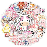 Kawaii Cow Sticker Pack CLOUDANIMESTUDIO