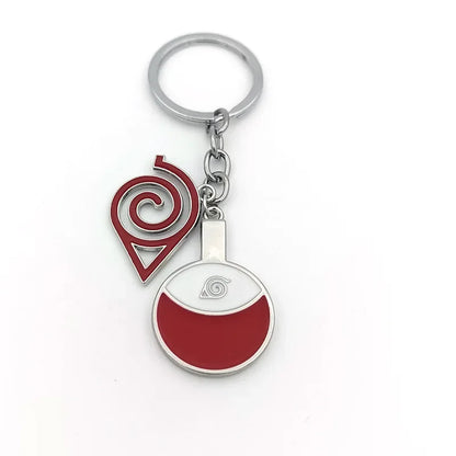 Naruto Shippuden Keychains Toy Kunai Shuriken Konoha Anime Key Chains Accessories Gift