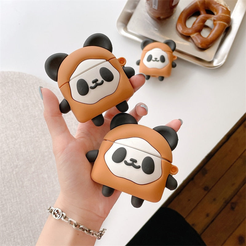 Panda Bread AirPods Case