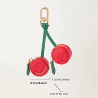 Cute Cherries Coin Purse Key Chain