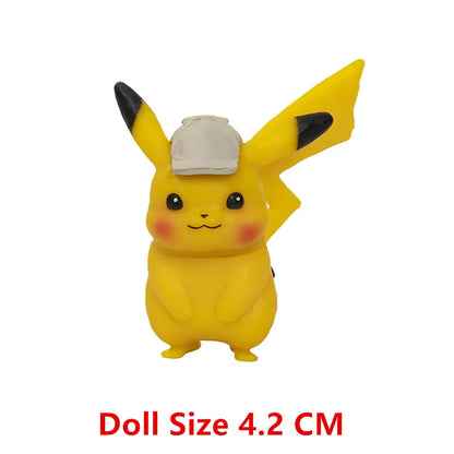 Pokemon Anime Figures Pikachu Mewtwo Charmander Blastoise Gurado Pet Action Model Toy Gifts 4-13 CM