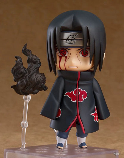 Naruto Shippuden Anime 3 Mini Figurine Set Chibi Uchiha Itachi Fighting Action Figure 10 CM