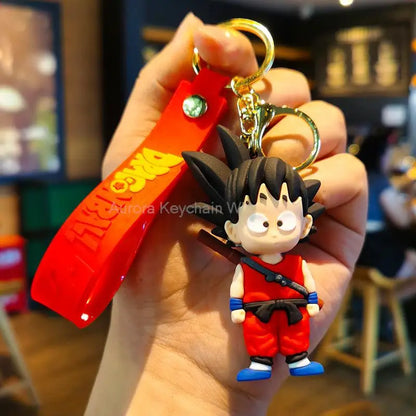 Dragon Ball Z Key Chains Anime Series Car Pendant Keyring Kids Accessories Gifts