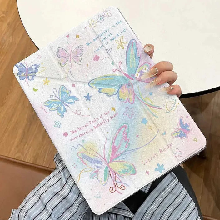 Pastel Butterfly iPad Case