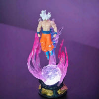 Son Goku Ultra Instinct Anime Figure, Super Saiyan Dragon Ball Anime Figurines 25cm CLOUDANIMESTUDIO