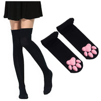 Thigh High Cat Paw Stockings & Arm Warmers
