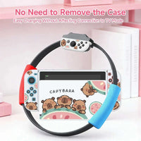 Kawaii Capybara Watermelon Switch Case CLOUDANIMESTUDIO