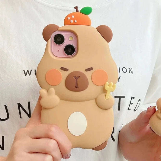 Kawaii Capybara iPhone Case CLOUDANIMESTUDIO