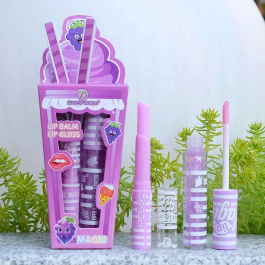 GLORY CARROT Lip Balm + Gloss Set CLOUDANIMESTUDIO