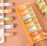 Capybara Bookmark Sticky Notes CLOUDANIMESTUDIO