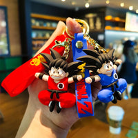 Dragon Ball Z Anime Keychain Super Saiyan Goku Master Roshi Buu Gohan Accessories Car Key Chains