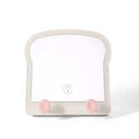 Kawaii Toast LED Makeup Mirror
