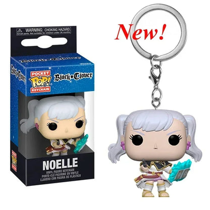 Box Keychain Black Clover Asta Noelle Yami Action Figure Keychain Collectible Model Toy