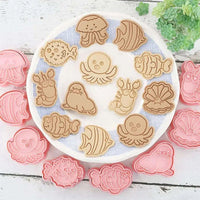 Kawaii Cookie Cutters 3D 8 Pcs CLOUDANIMESTUDIO