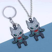 Kaiju No 8, Anime Keychain Necklace Fashion Kaiju No. 8 Metal Necklaces CLOUDANIMESTUDIO