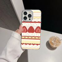 Strawberries & Cream Cake Samsung Phone Case