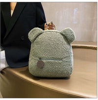 Small Fuzzy Bear Backpack CLOUDANIMESTUDIO