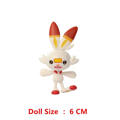 Pokemon Anime Figures Pikachu Mewtwo Charmander Blastoise Gurado Pet Action Model Toy Gifts 4-13 CM