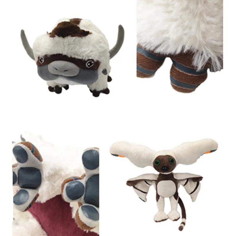 Avatar the Last Airbender Appa Plush Toys, Appa Momo Anime Plush Soft Stuffed Animals Toy Gifts