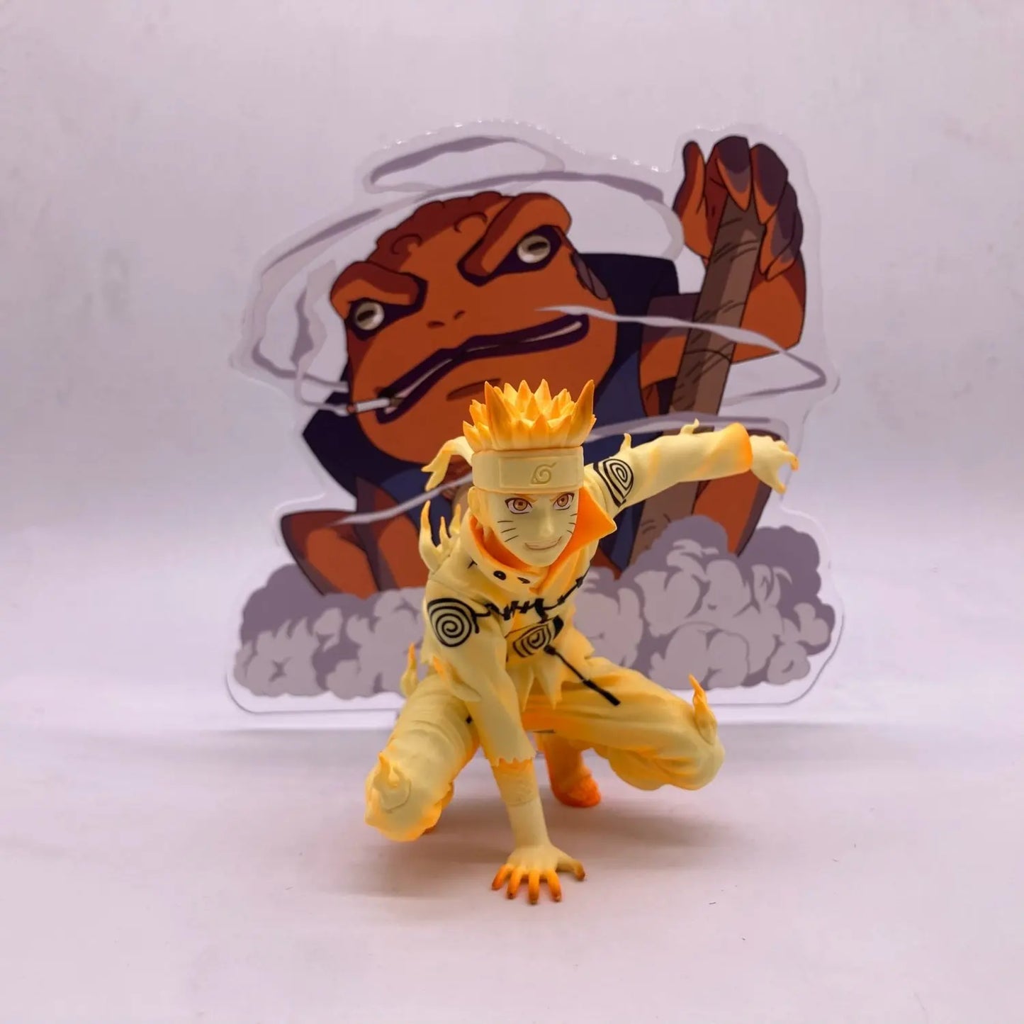 NARUTO UZUMAKI Tailed Beast Mode Sitting Form, Naruto Shippuden Figures Action Figures 10cm